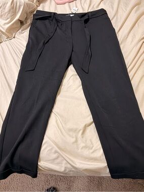 LOFT The Devin Slim Black Trousers